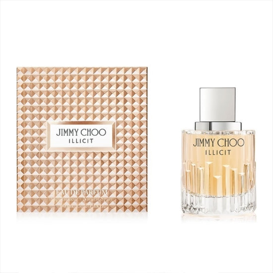 JIMMY CHOO Illicit Eau de Parfum 2 Fl/Oz for Women-Floral Gourmand Woody Fragrance with Ginger, Rose & Honey Notes -Luxury Perfume