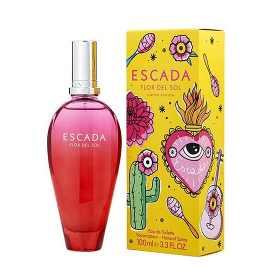 Escada Flor Del Sol Eau de Toilette for Women, 3.3 fl oz