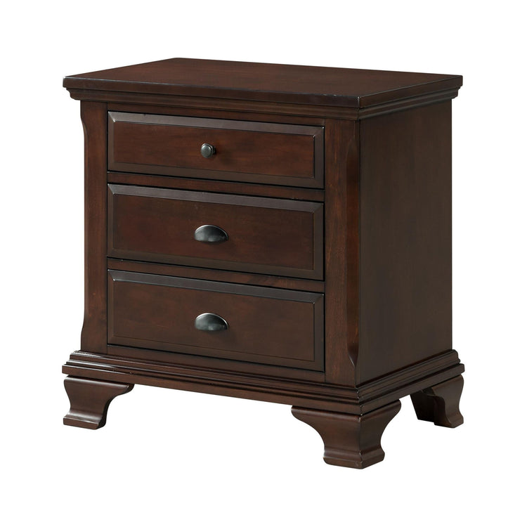 Brinley Cherry Nightstand - Cherry--Rambla Store