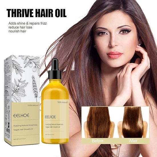 Nourishing Hair Care Oil - Rosemary & Lavender Essential Oil for Dense Hair Men and Women