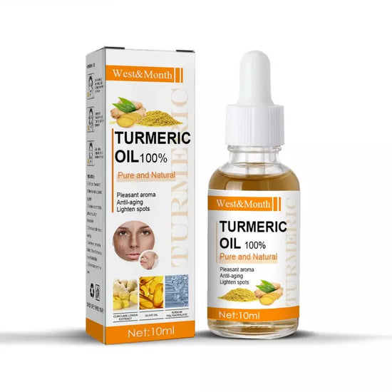 Organic Turmeric oil for dark spots,for moisturizing tightening brightening and reducing fine lines diplomatic