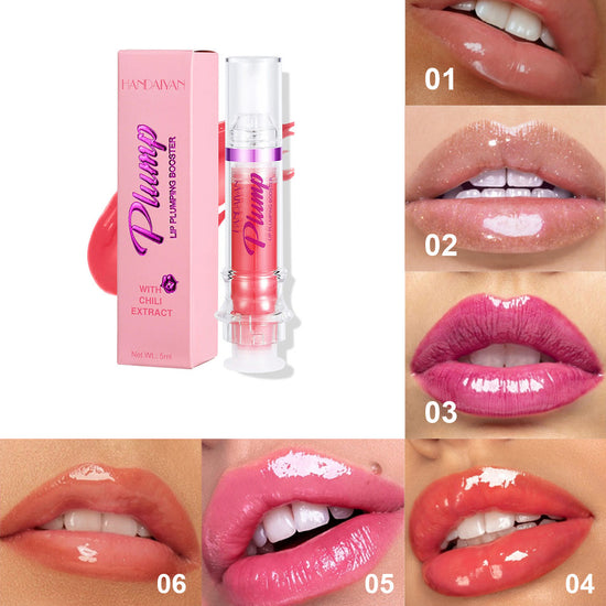 New Tube Lip Rich Lip Color Slightly Spicy Lip Honey Lip Glass Mirror Face Lip Mirror Liquid Lipstick-0-Rambla Store