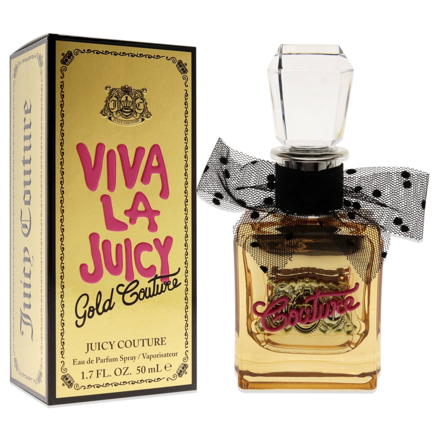 Viva La Juicy Gold Couture for Women by  Eau De Parfum Spray 1.7 Oz